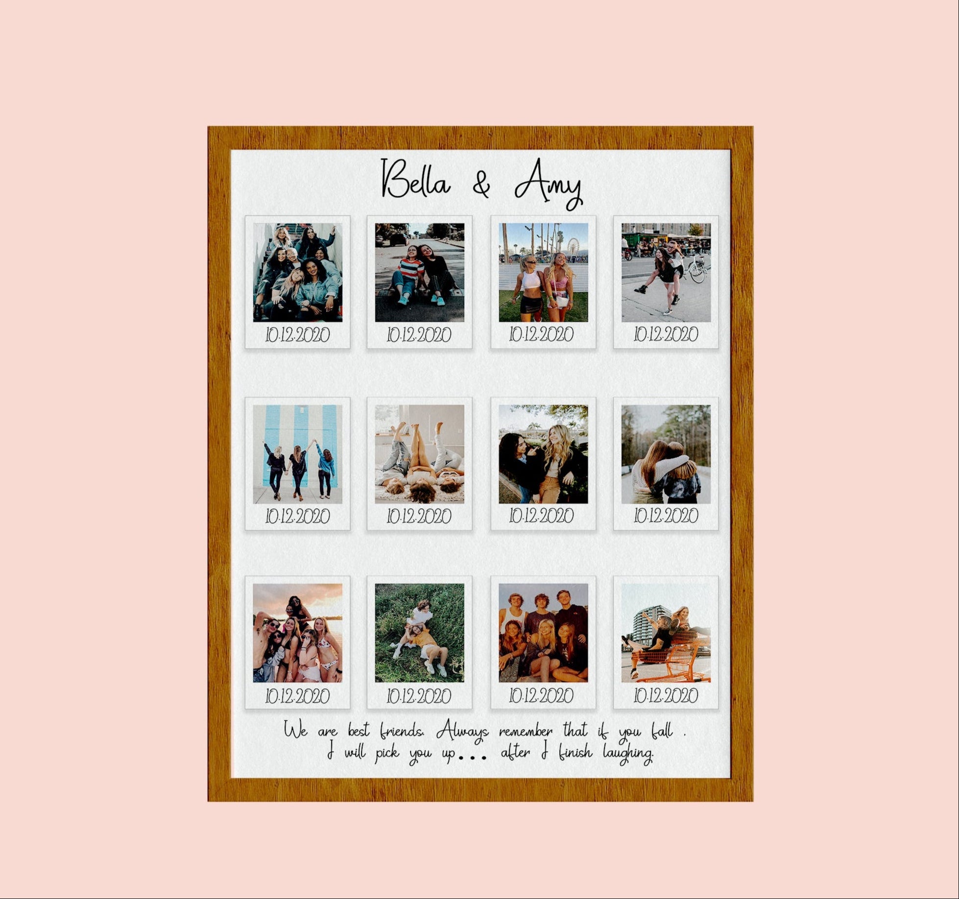 Best Friend Gift Personalized, Gift for Moving Away, Long Distance Friendship, BFF Gift for Kids