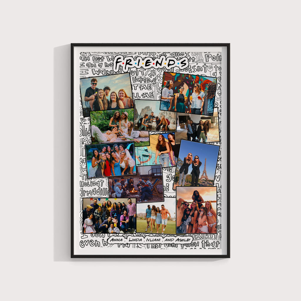 Personalised Gift for Cousin, Friends Personalised Print, Cousins Best Friends Customised Gift