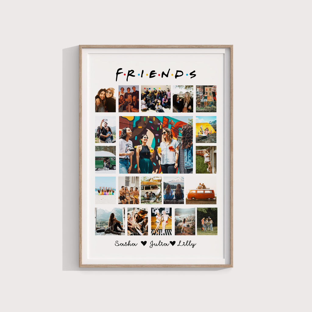 Best Friend Gifts, Best Friends Photo Collage, Travel Memories , Wanderlust Gift