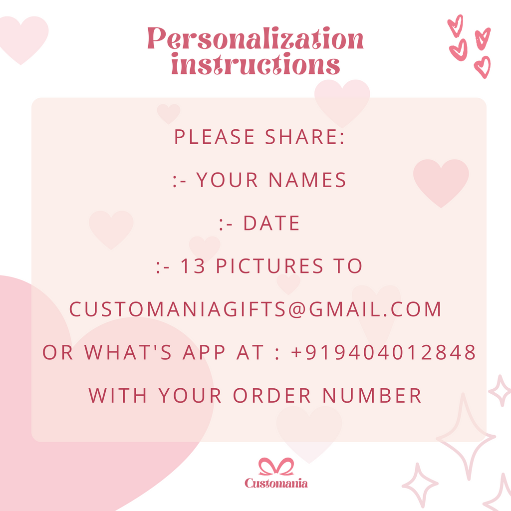 First Anniversary Gift for Him Custom Photo Collage, Personalized 1 year anniversary gift for boyfriend or 1st anniversary gift for husband