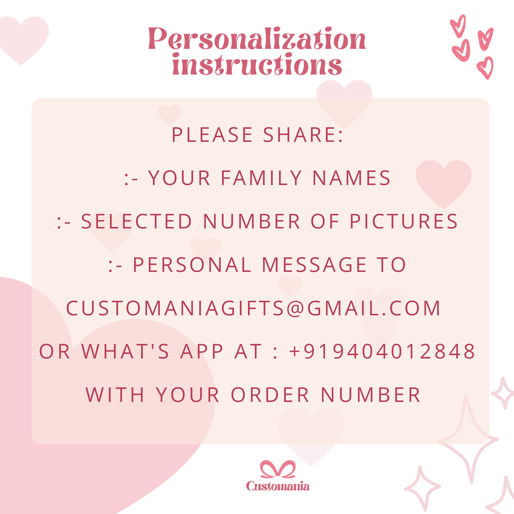 Christmas Gift For Family, Mom, Dad, Sister. Photo Collage Gift Idea for Holiday and New year