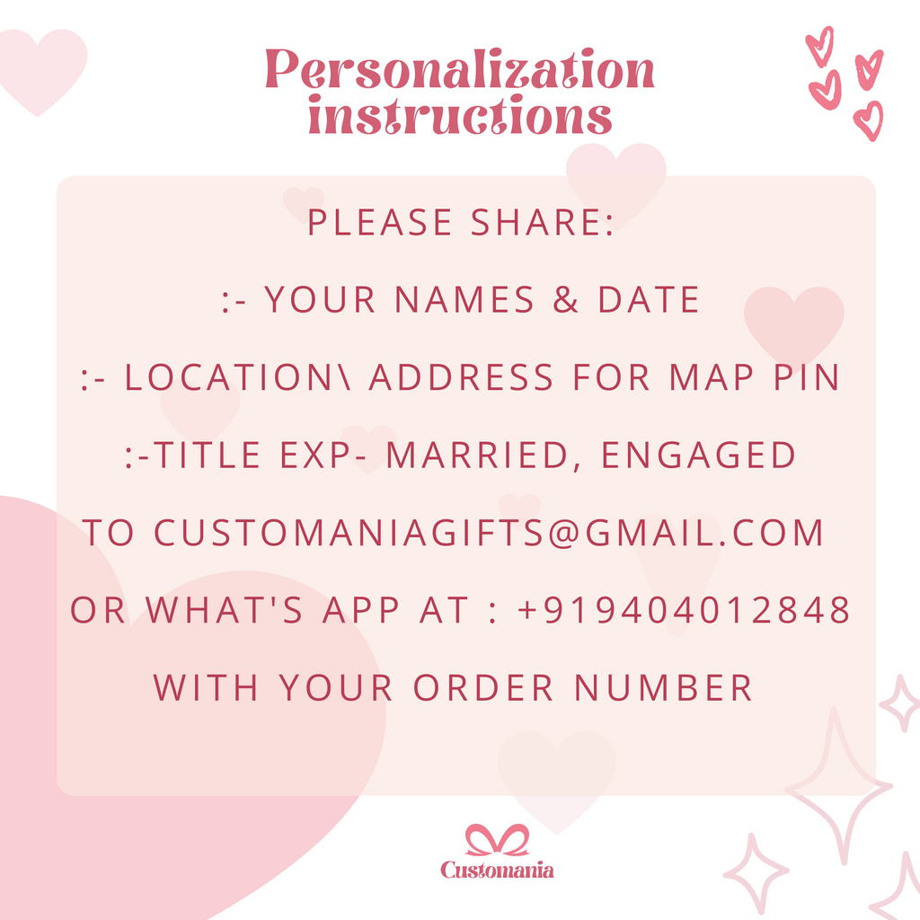 Personalised Engagement Map Present | Gift for Engaged Couple | Just Engaged Special Place Gift