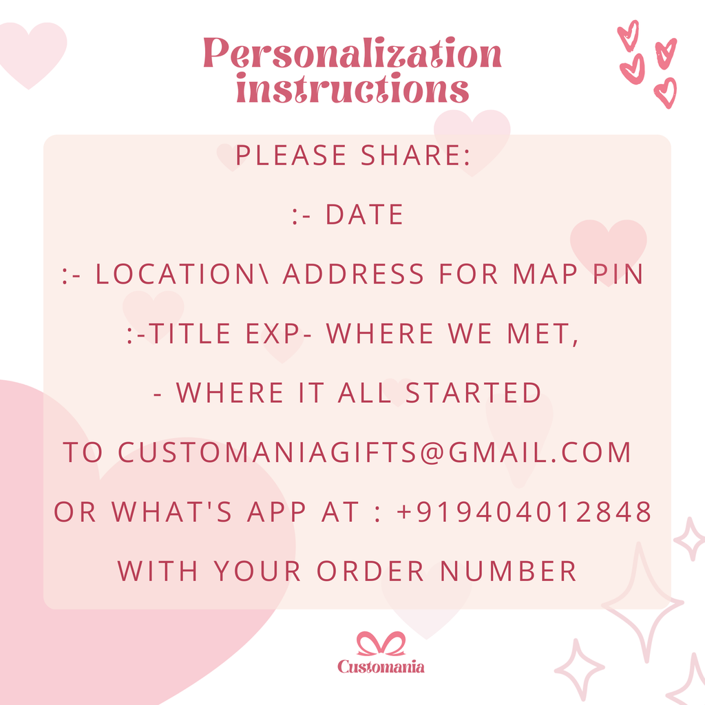 Where It All Began Custom Map Print | Our First Date Map | Wedding Anniversary Gift | Where We Met