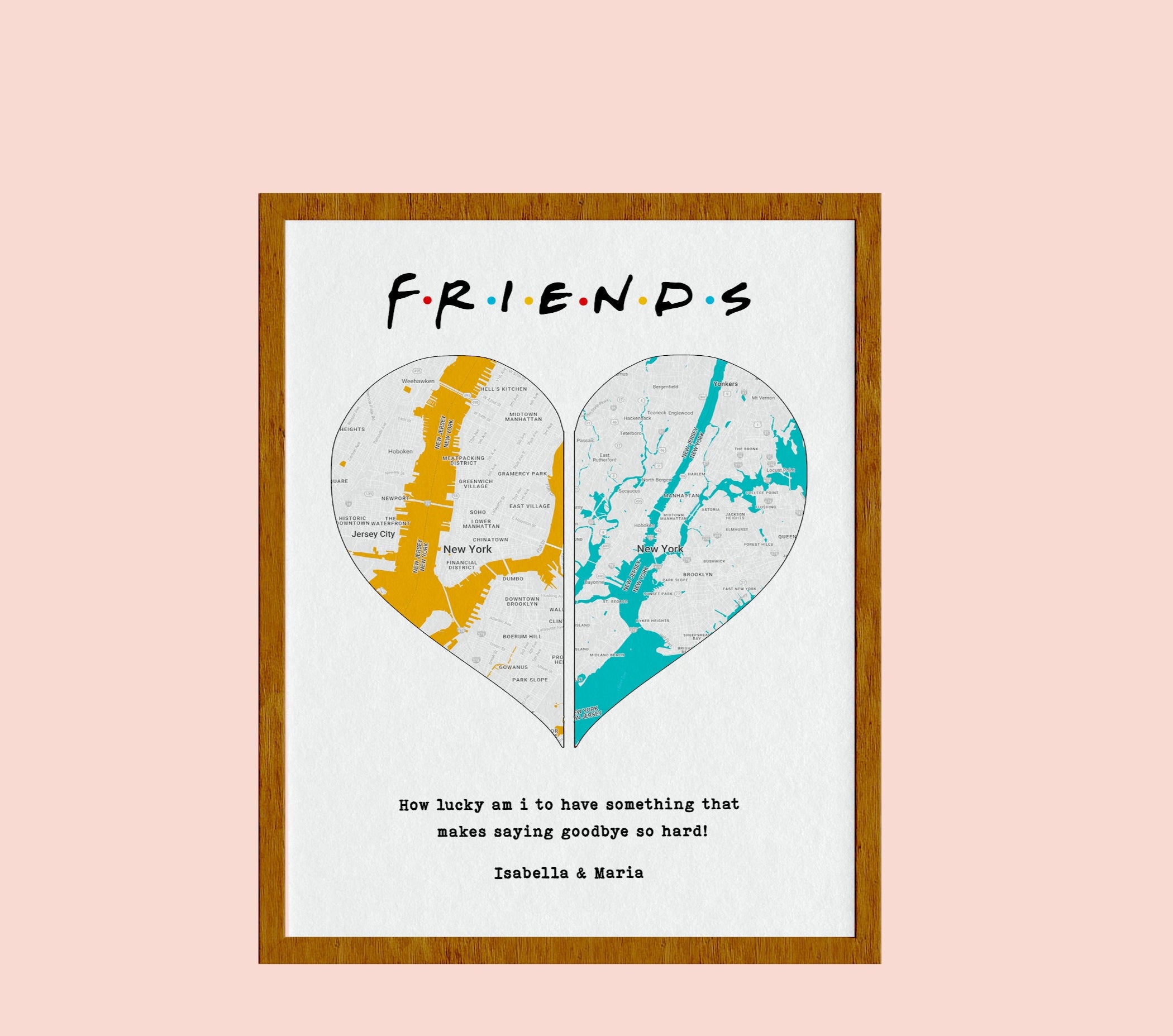 Long Distance Friendship Gift, Best Friend Gift Long Distance, Going Away Gift for Best Friend