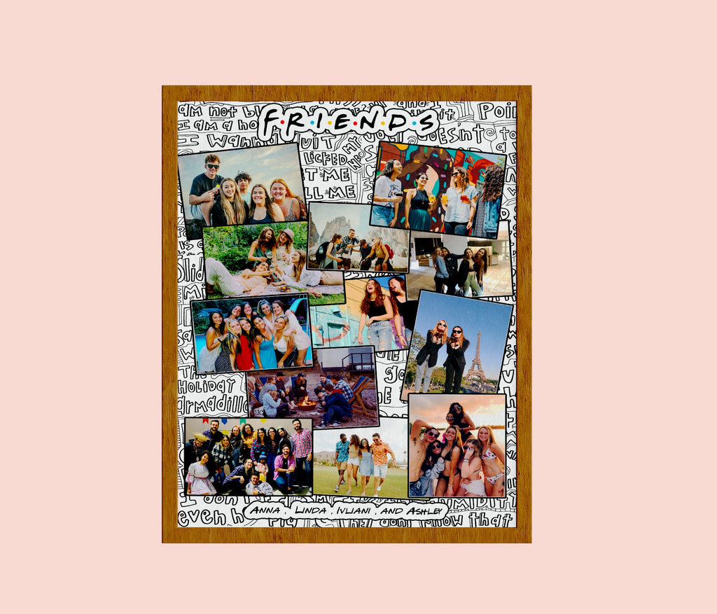 Personalised Gift for Cousin, Friends Personalised Print, Cousins Best Friends Customised Gift