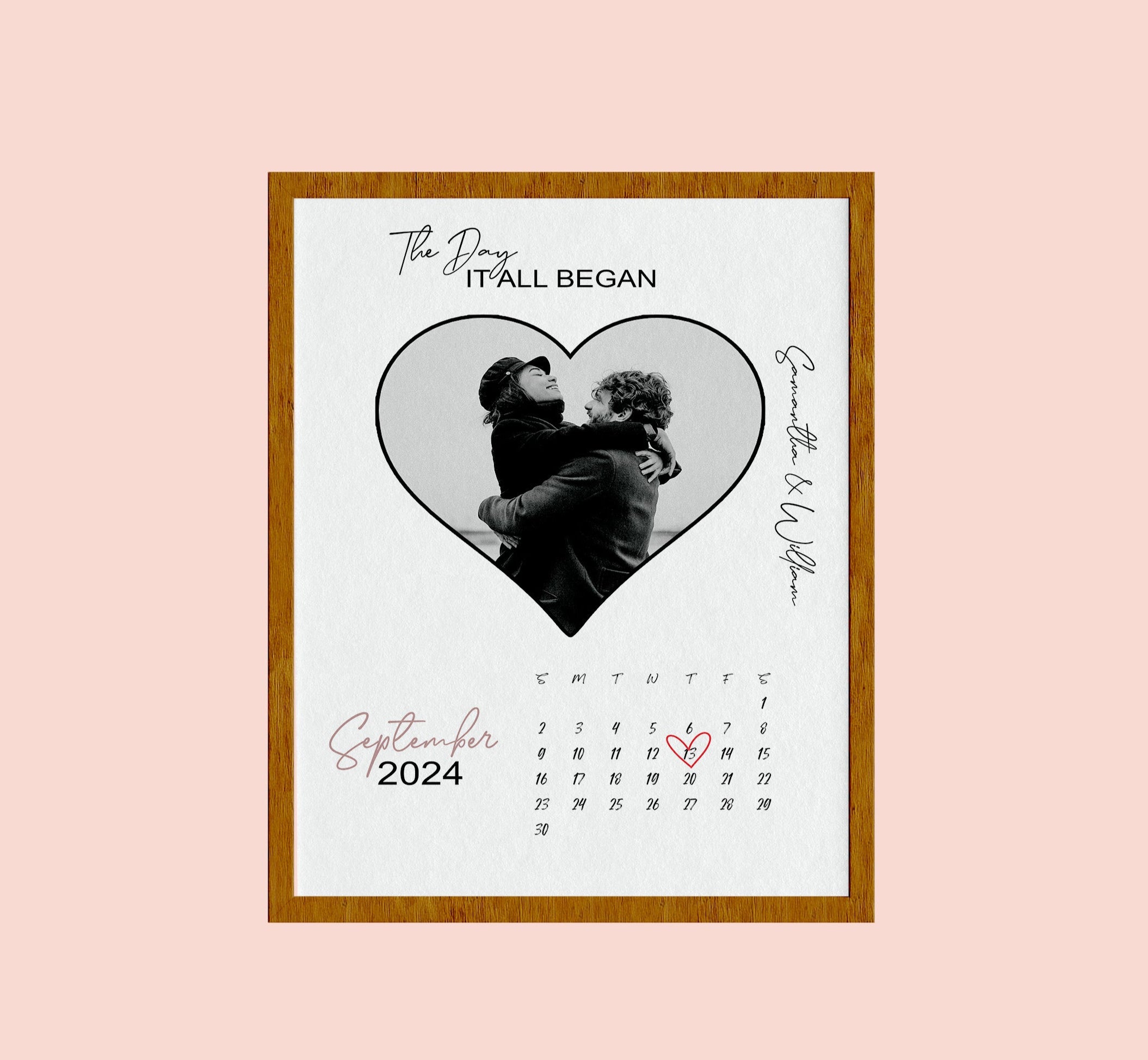 Personalised Picture Collage Memorable Gift for Partner, Gift for Him, Gifts for Her, Engagement Gift, Wedding gift, Valentine's day