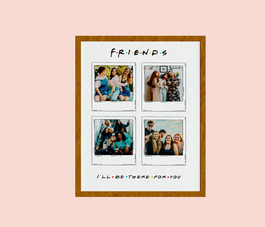 Personalized BFF Photo Collage, Best Friend Print, Custom BFF gift, Personalized Gift for Friend