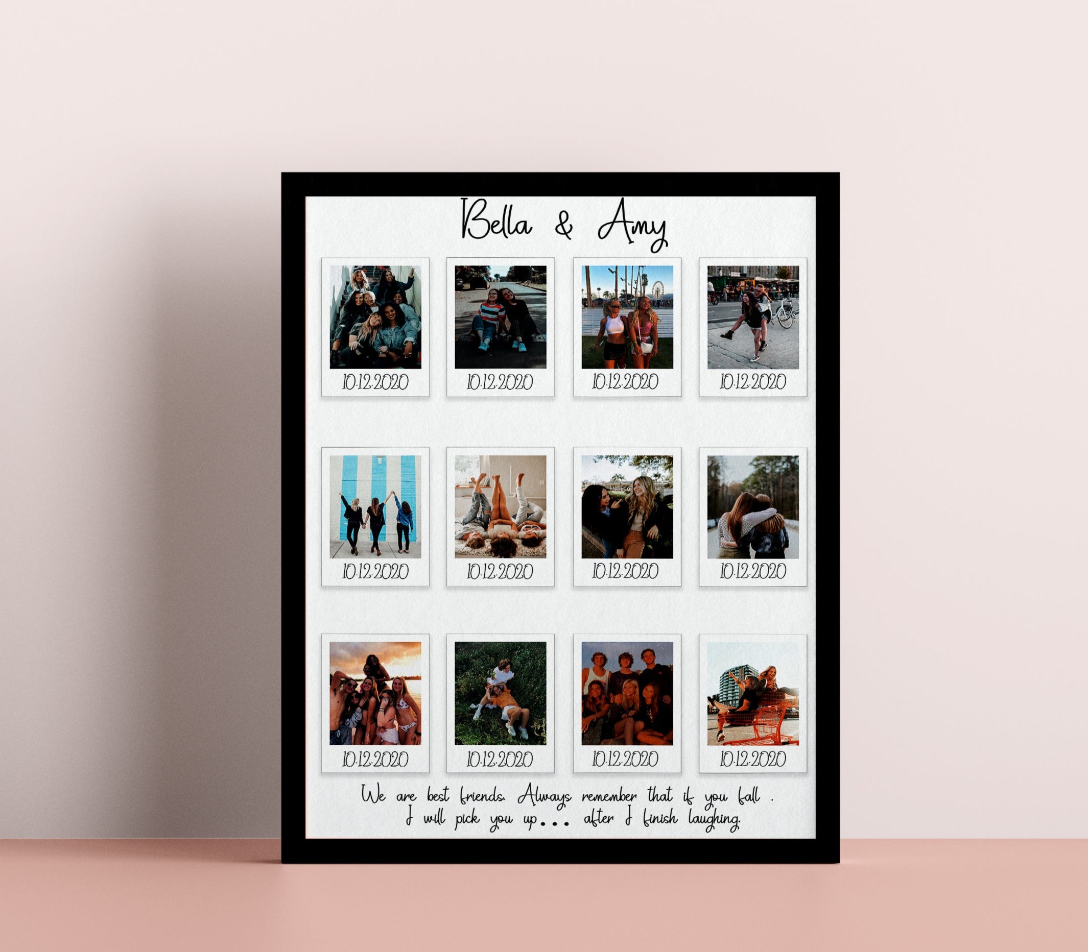 Best Friend Gift Personalized, Gift for Moving Away, Long Distance Friendship, BFF Gift for Kids