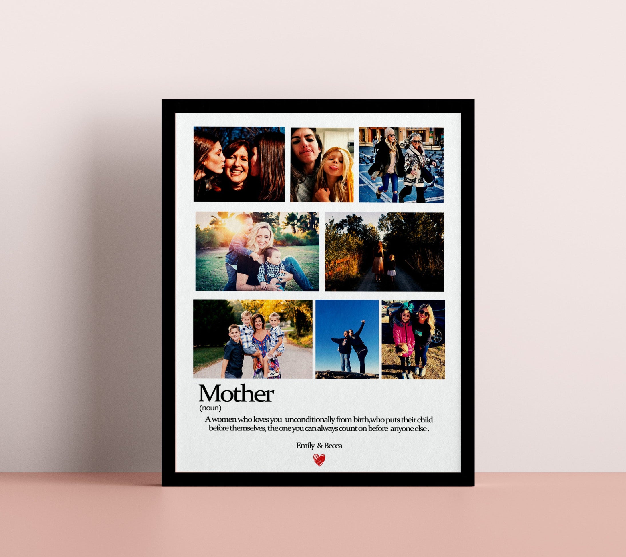 Wikipedia Style Gift, Custom Wiki Poster, Custom Mom Gift, BFF Wiki Poster, Funny Birthday Gift