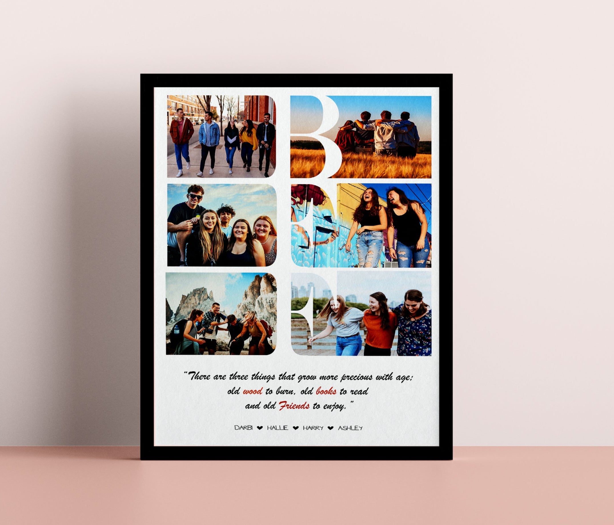 Best Friend Birthday Custom Gift, Personalised Birthday Present for Bestie, Birthday Gift for Sister