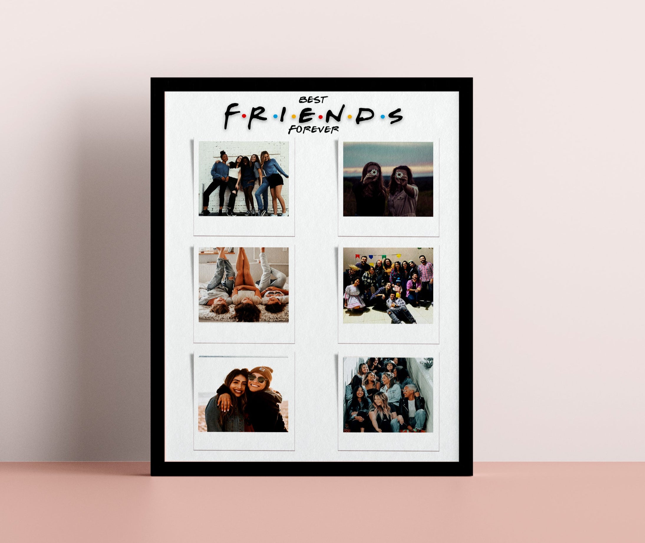 Best Friend Gifts, Best Friends Photo Collage, Personalized Best Friend Keepsake, Best Fiends Forever Gift