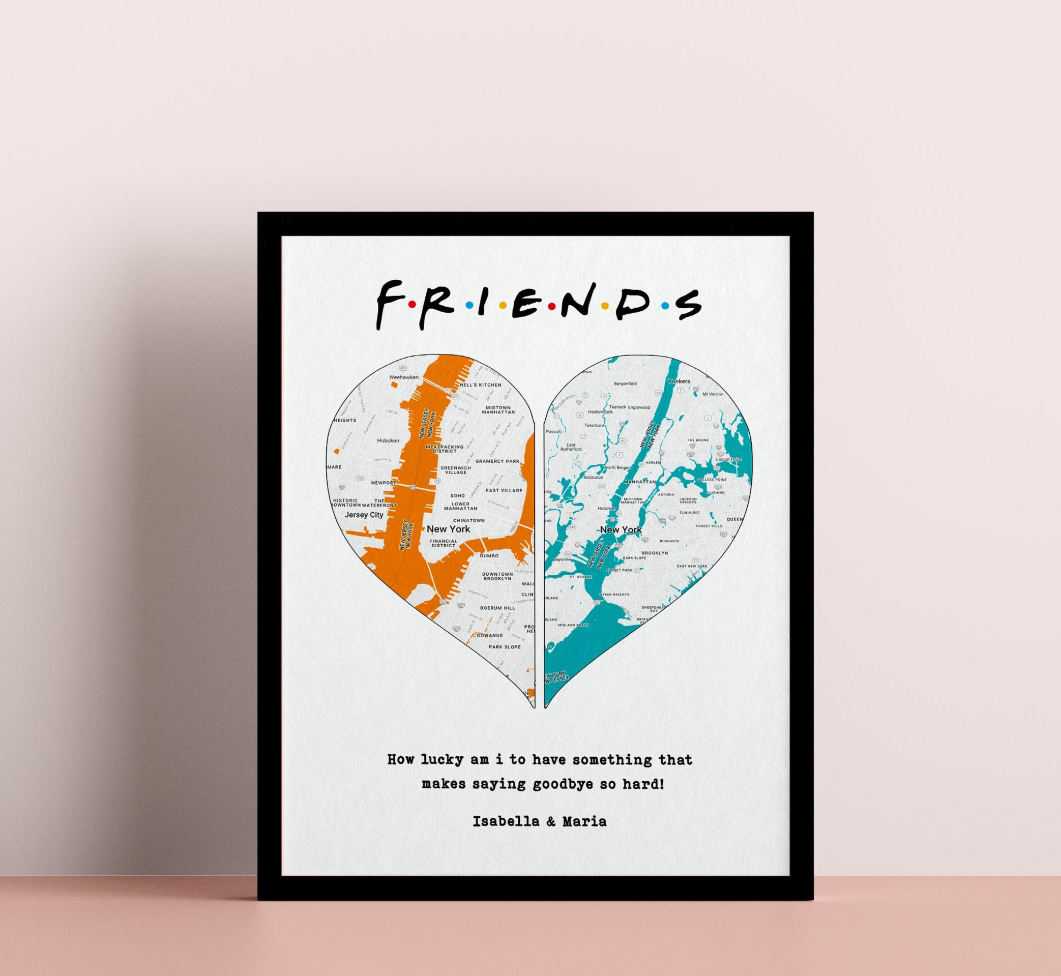 Long Distance Friendship Gift, Best Friend Gift Long Distance, Going Away Gift for Best Friend