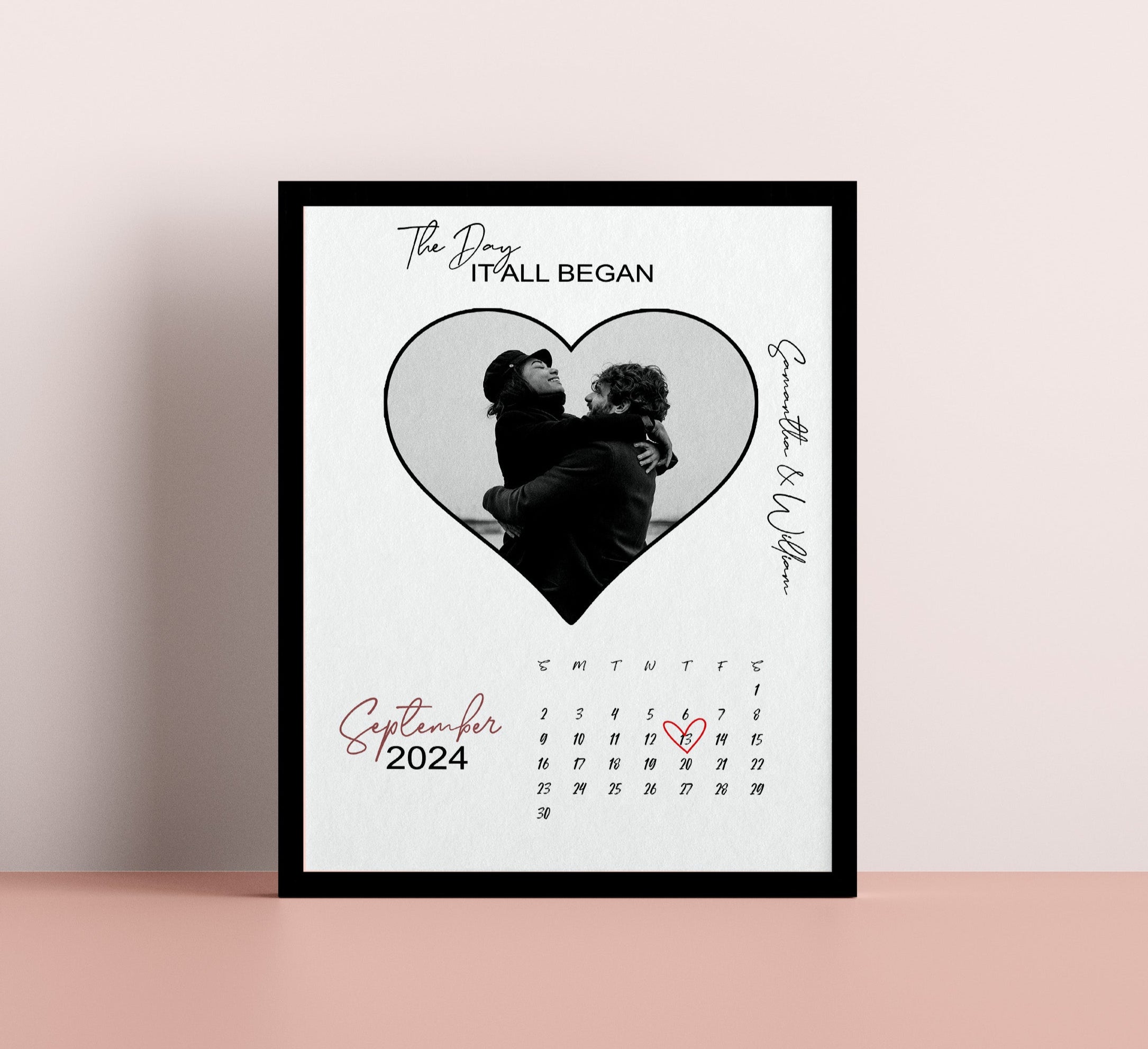 Personalised Picture Collage Memorable Gift for Partner, Gift for Him, Gifts for Her, Engagement Gift, Wedding gift, Valentine's day