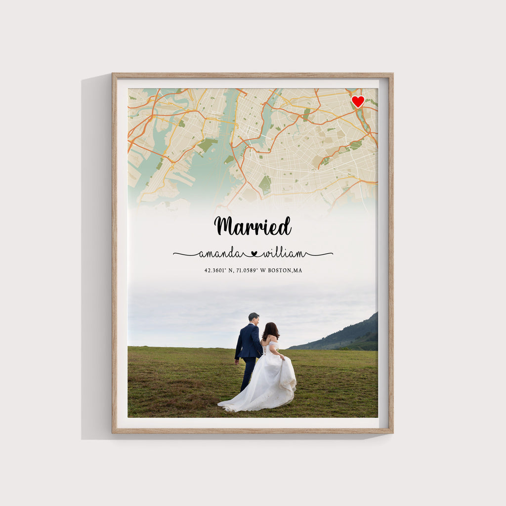 Location Art Print, Custom Location Map, Love Map Wall Art, First Date Map,Wedding Map Gift, Engagement Map